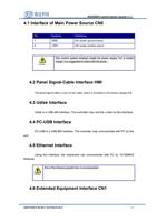 Interface of Main Power Source CN0 Pin Symbols Definitions (Page 22 / 99) RDC6585PC Control System User Manual V1.0